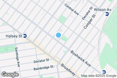 Map image of the property - 1337 Bushwick Ave