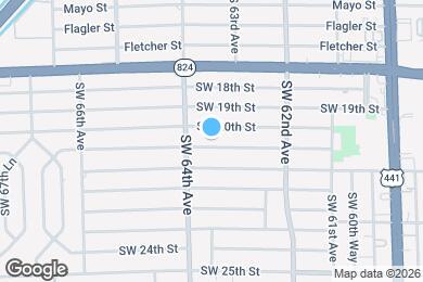 Map image of the property - 6321 SW 20th Ct