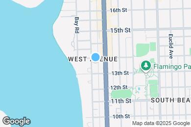 Map image of the property - 1345 West Ave