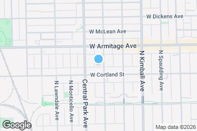 Map image of the property - 1918 N Drake Ave