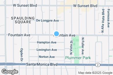 Map image of the property - 7530 Fountain Ave
