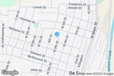 Map image of the property - 506 N 5th St