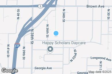 Map image of the property - 3410 Webster Ave