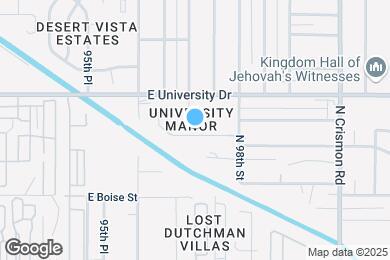 Map image of the property - 9706 E Butte St