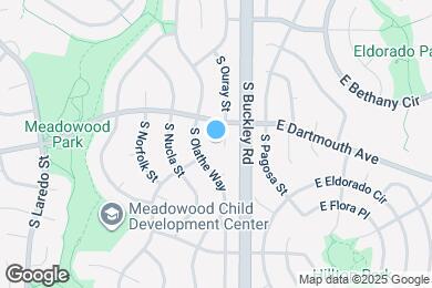 Map image of the property - 3147 S Ouray St