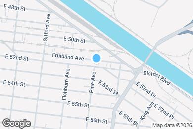 Map image of the property - 4401 E 52nd St