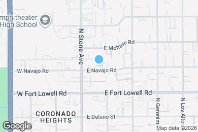 Map image of the property - 115 E Navajo Rd