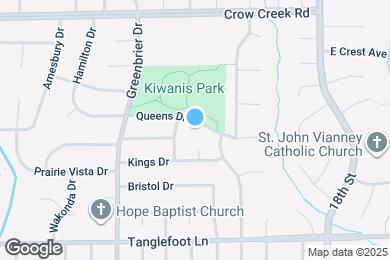 Map image of the property - 2009 Queens Dr