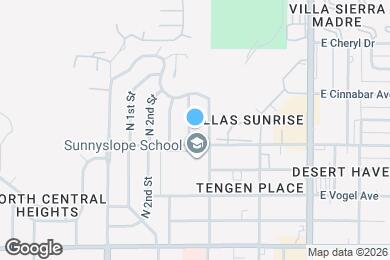 Map image of the property - 9809 N 2nd Way