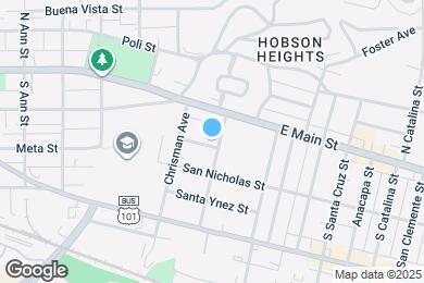 Map image of the property - 1589 Santa Barbara St