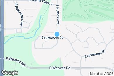 Map image of the property - 664 E Lakewood St