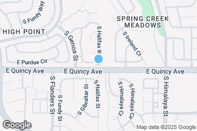 Map image of the property - 4264 S Halifax Way