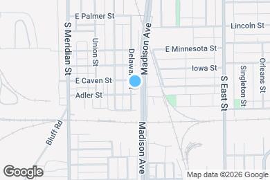 Map image of the property - 1817 Delaware St