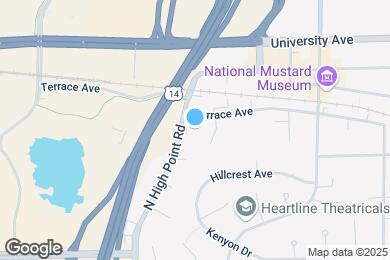 Map image of the property - 1729 N High Point Rd