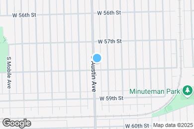 Map image of the property - 5751 S Austin Ave