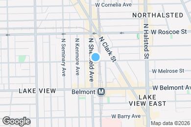 Map image of the property - 3255 N Sheffield Ave