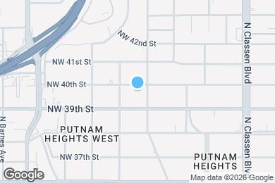 Map image of the property - 1710 NW 40th St