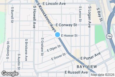Map image of the property - 2501 S Kinnickinnic Ave
