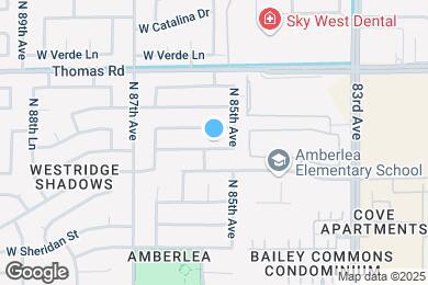 Map image of the property - 8526 W Cambridge Ave