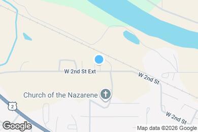 Map image of the property - 1040 W 2nd St Ext