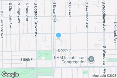 Map image of the property - 4915 S Drexel Blvd