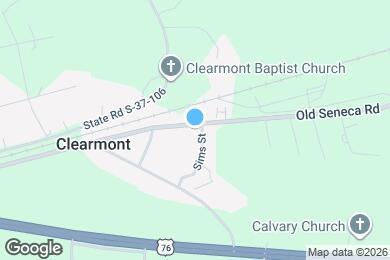 Map image of the property - 407 Old Seneca Rd