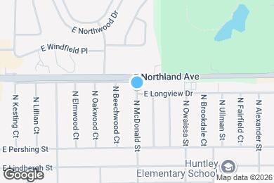 Map image of the property - 2720 N McDonald St