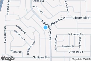 Map image of the property - 2125 El Campo Ave