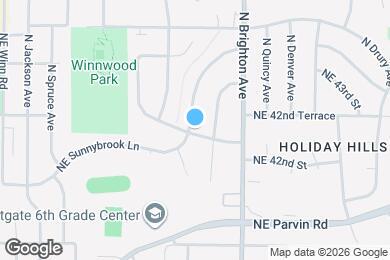 Map image of the property - 4201 N Lister Ave