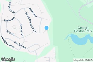 Map image of the property - Room in House on Stone Mountain Dr