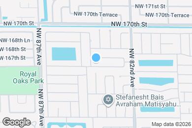 Map image of the property - 8361 NW 166th Terrace