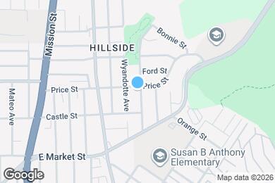 Map image of the property - 536 Price St