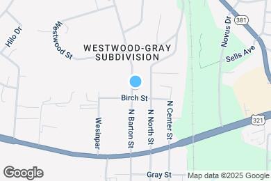 Map image of the property - 704 N Barton St