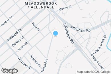 Map image of the property - 8432 Garland St