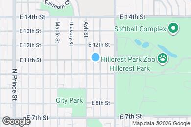 Map image of the property - 1016 N Walnut St