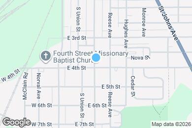 Map image of the property - 301 E 4th St