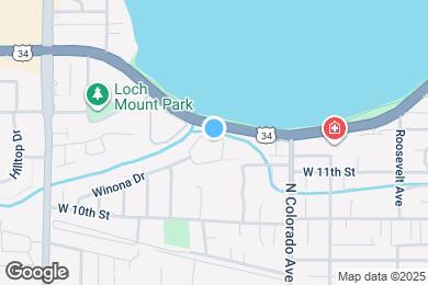 Map image of the property - 1010 Winona Cir