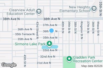Map image of the property - 3555 41st St N