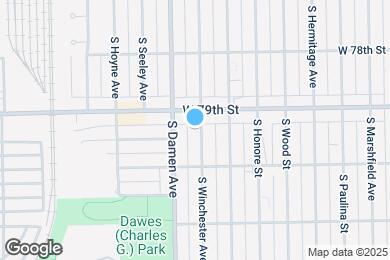 Map image of the property - 7920 S Winchester Ave