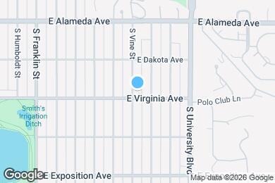 Map image of the property - Washington Park East Apartments