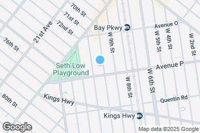 Map image of the property - 1584 W 10th St