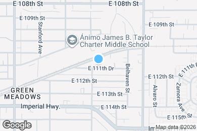 Map image of the property - 915 E 111th Dr