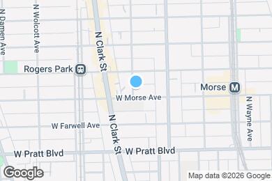 Map image of the property - 1650 W Morse Ave