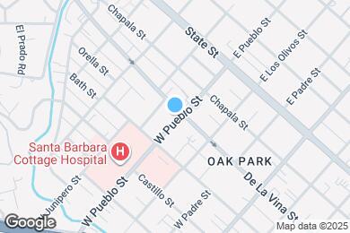 Map image of the property - 2301 De la Vina St