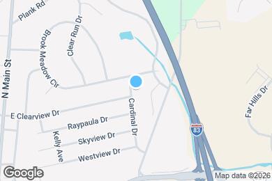 Map image of the property - 218 Cardinal Dr
