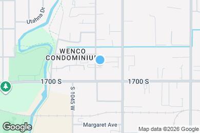 Map image of the property - 1619 S 1000 W