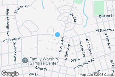 Map image of the property - 2112 W Broadway