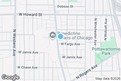 Map image of the property - 7423 N Ridge Blvd