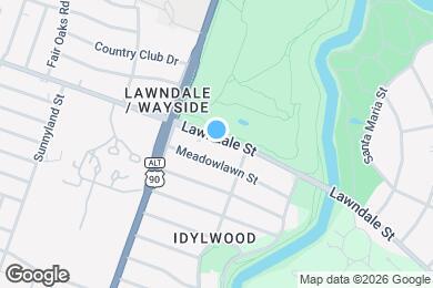 Map image of the property - 6644 Lawndale St