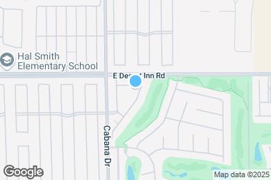 Map image of the property - 3400 Cabana Dr